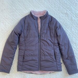 Athleta Girls Warm & Fuzzy Reversible Jacket